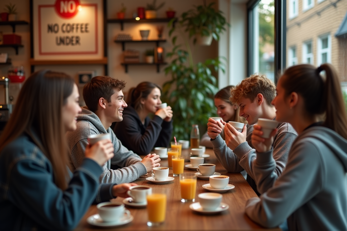 enfants café