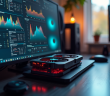 Ordinateur de bureau avec carte graphique haut de gamme en test